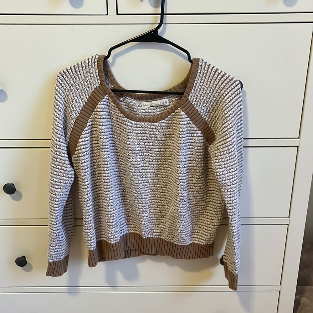 Crop sweater